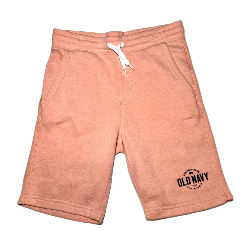 Old Navy Logo-Graphic Jogger Sweat Shorts For Boys Apricot size XL 14/16